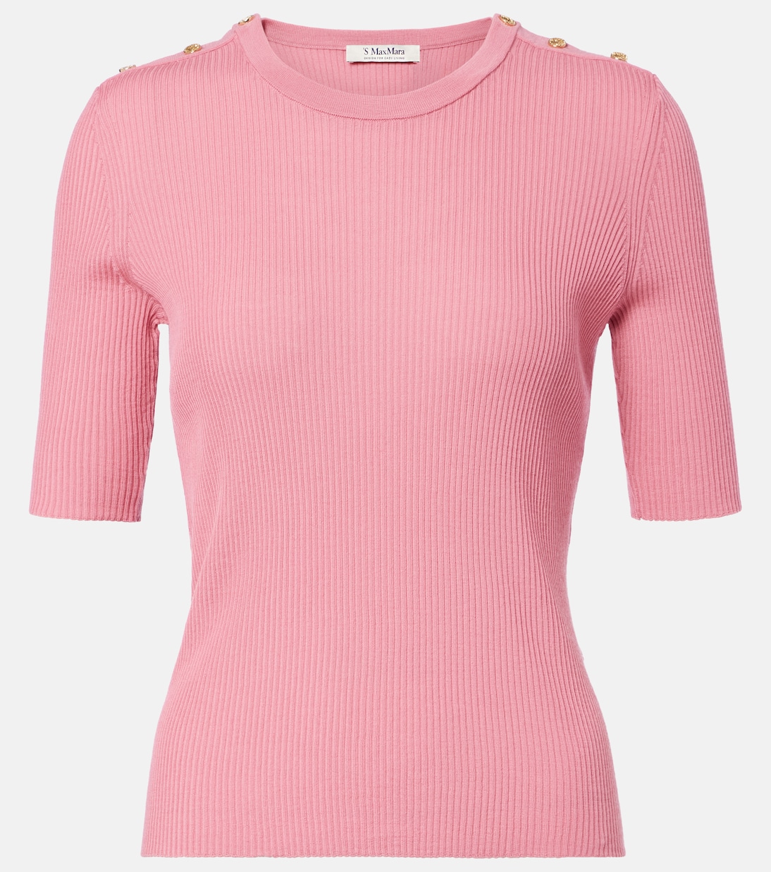Ribbed-knit wool top | 'S Max Mara
