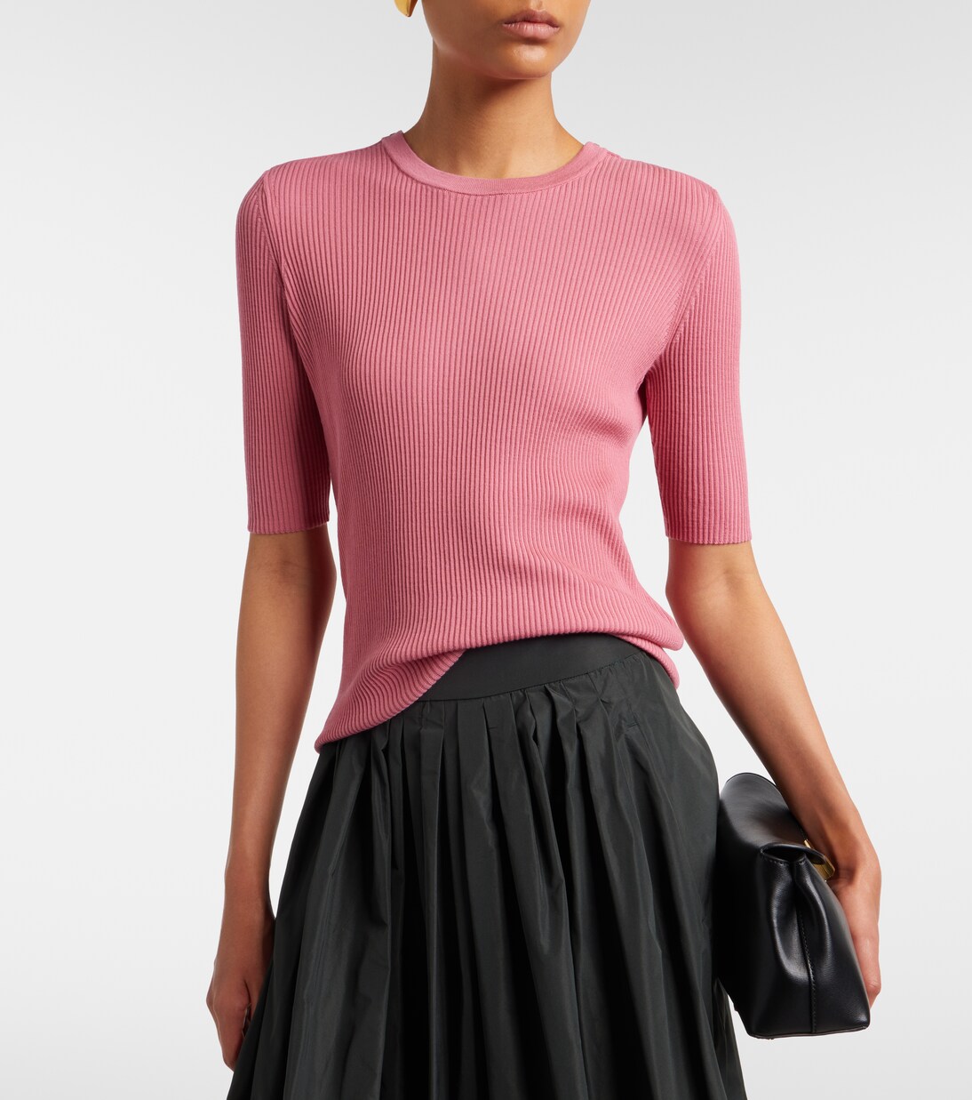 Ribbed-knit wool top | 'S Max Mara