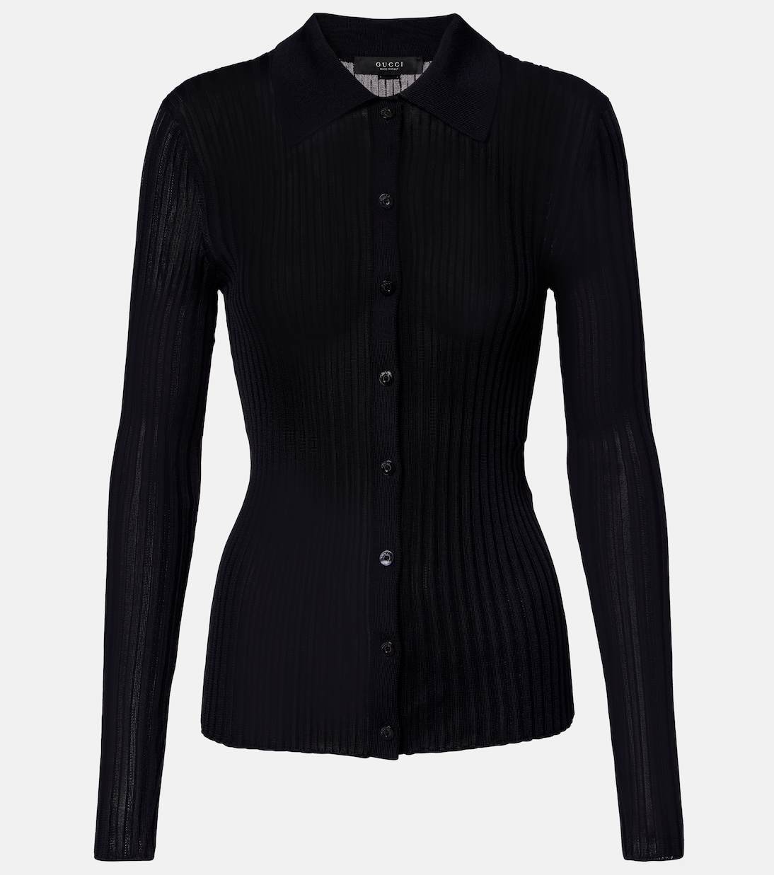 Cardigan aus Rippstrick | Gucci