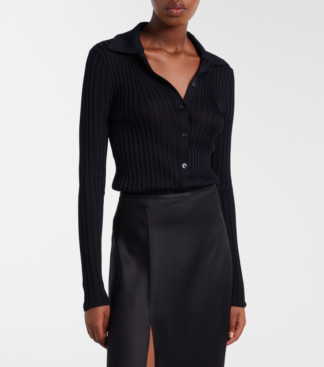 Cardigan aus Rippstrick | Gucci