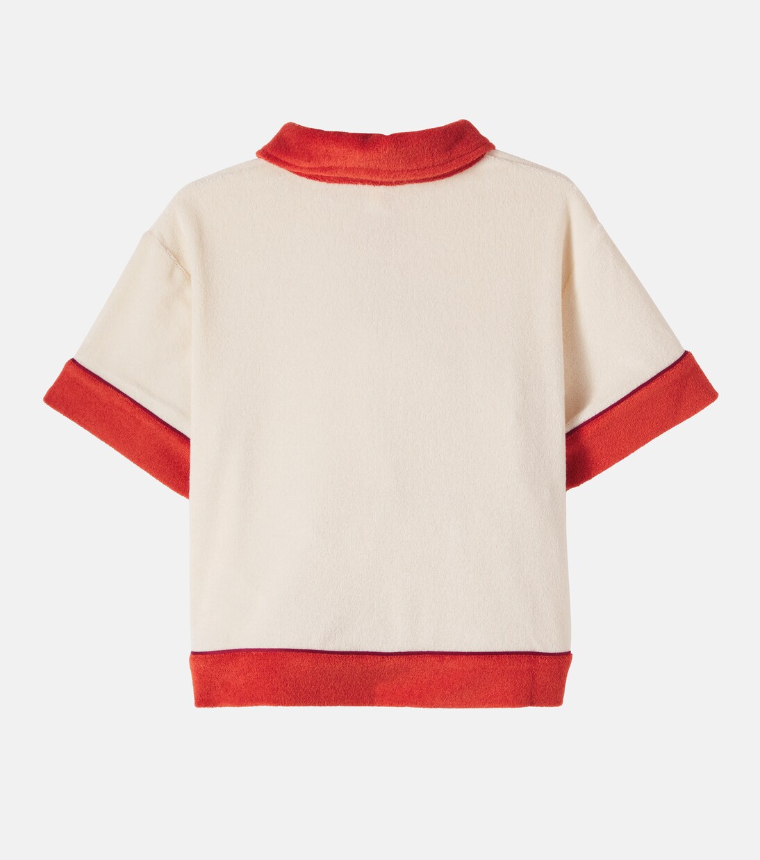 Logo棉质毛巾布Polo衫 | Zimmermann Kids