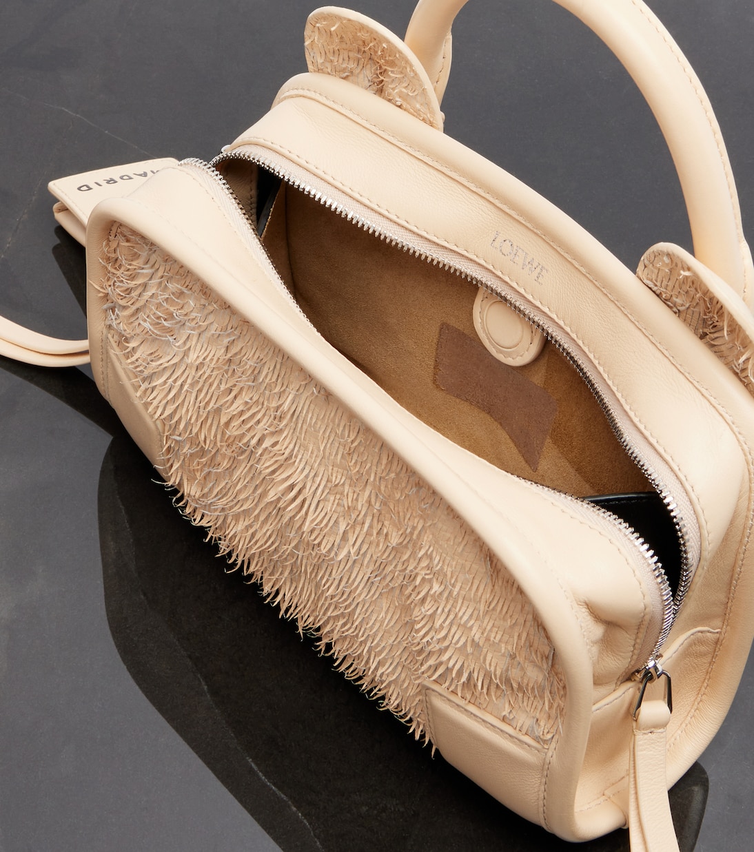 Tote Bag Amazona 180 Lion Fringed Cut Mini | Loewe
