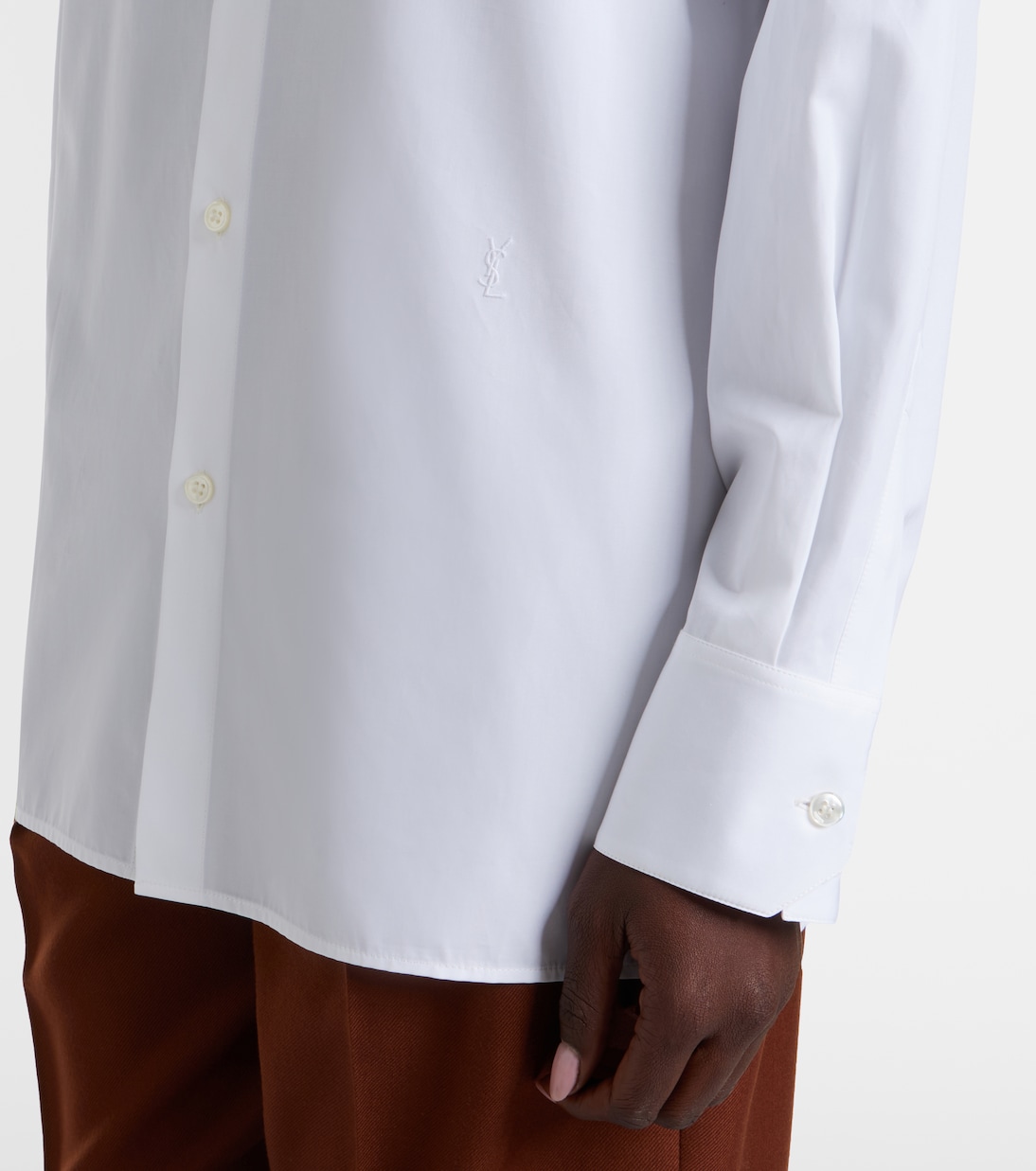 Cotton poplin shirt | Saint Laurent