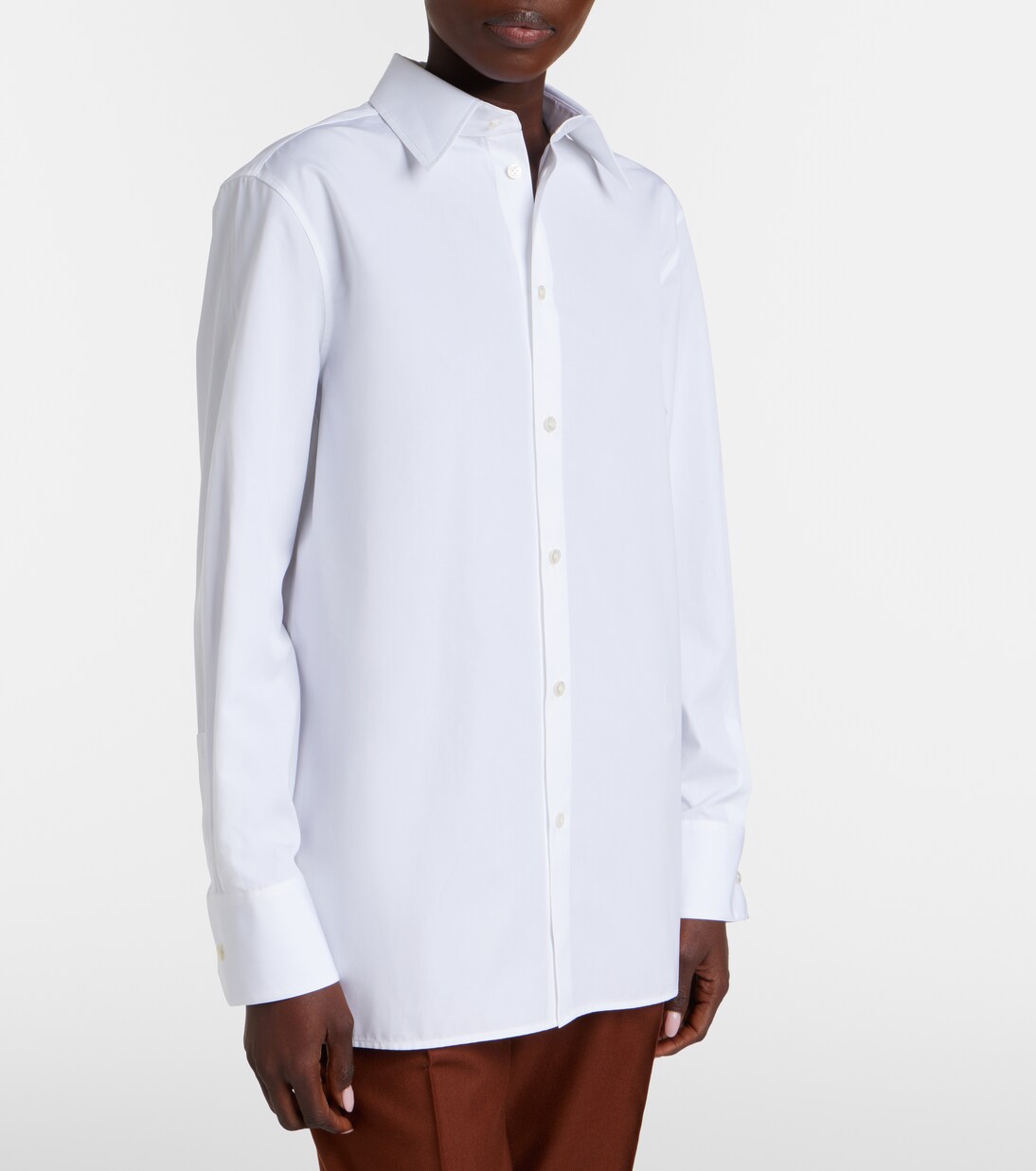 Cotton poplin shirt | Saint Laurent