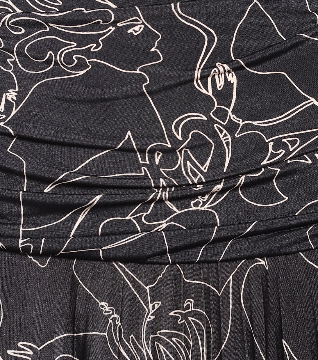 Robe midi imprimée | Victoria Victoria Beckham