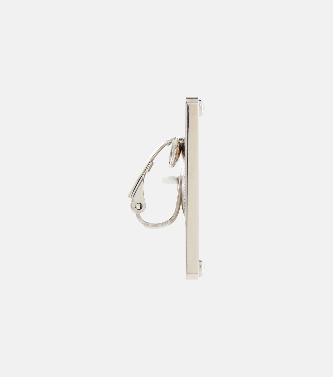 Logo clip-on single earring | Prada