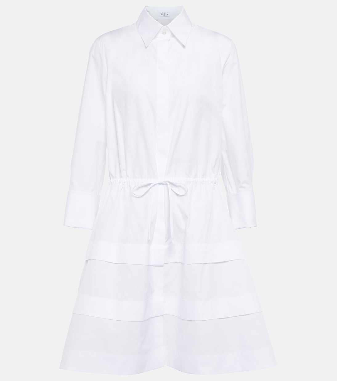 Hemdblusenkleid aus Baumwollpopeline | Alaïa