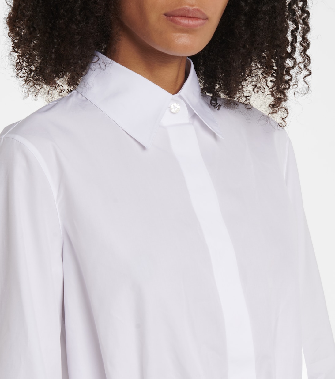 Hemdblusenkleid aus Baumwollpopeline | Alaïa