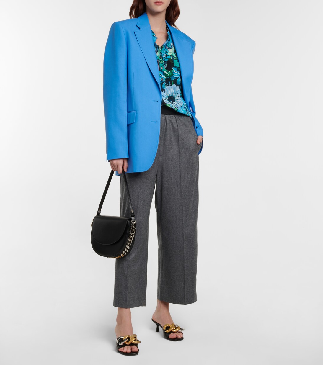 Blouse en crêpe de soie à fleurs | Stella McCartney