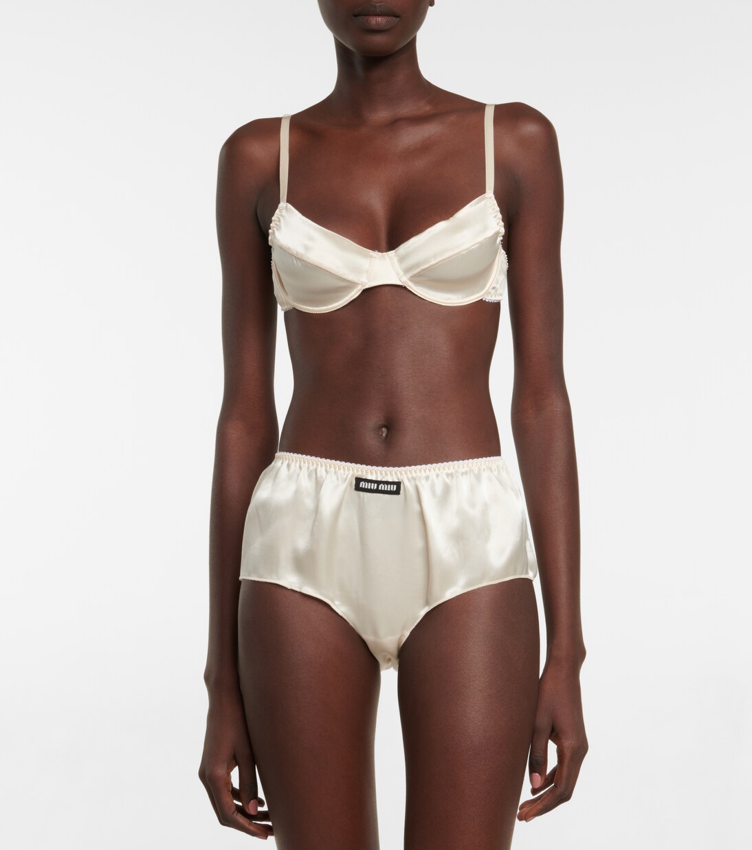 Bügel-BH aus Satin | Miu Miu