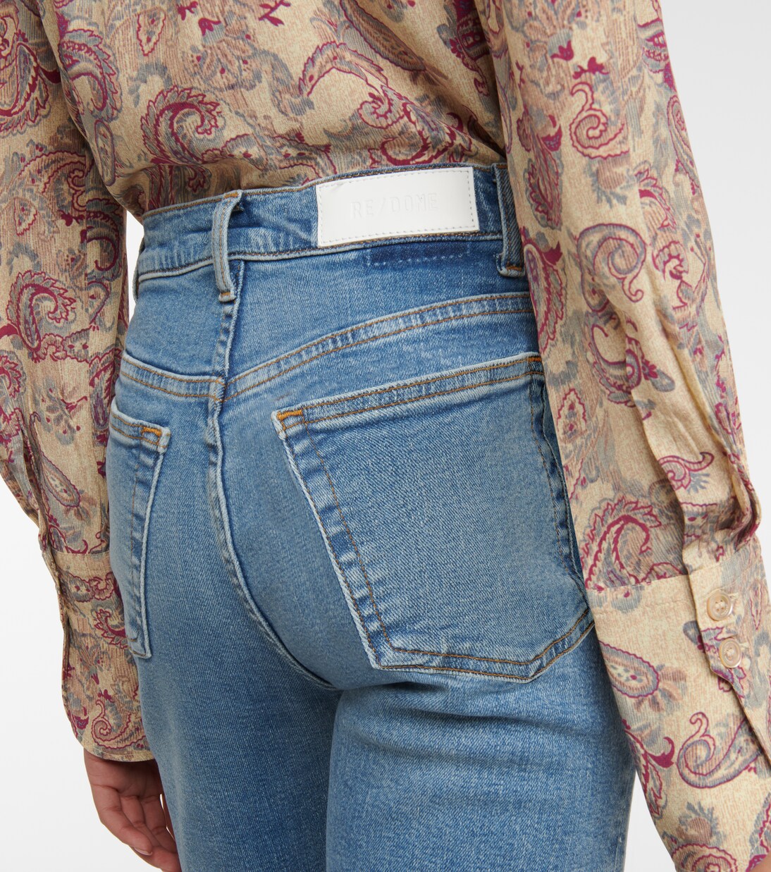 High-Rise Straight Jeans '70s | Re/Done