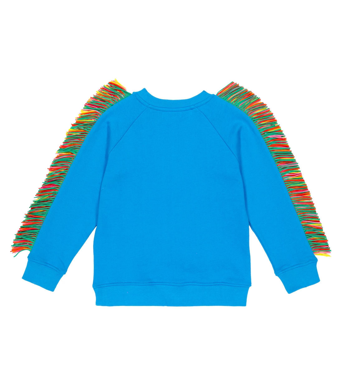 Sweat-shirt en coton à franges | Stella McCartney Kids