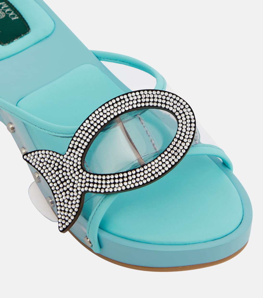 Musa crystal-embellished PVC clogs | Pucci