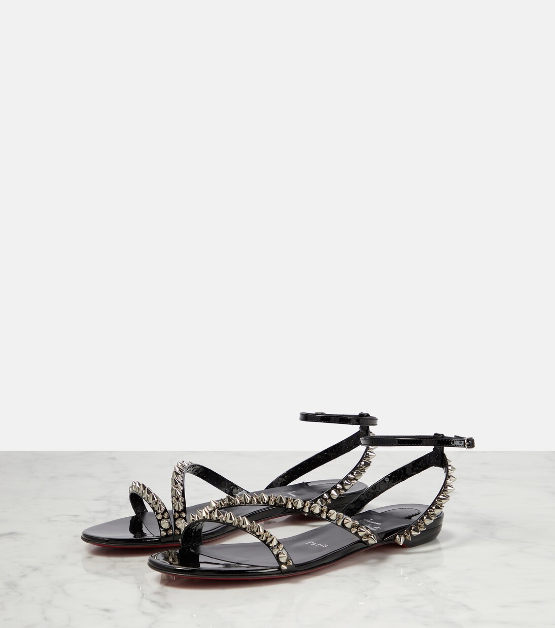 Mafaldina Spikes leather sandals | Christian Louboutin