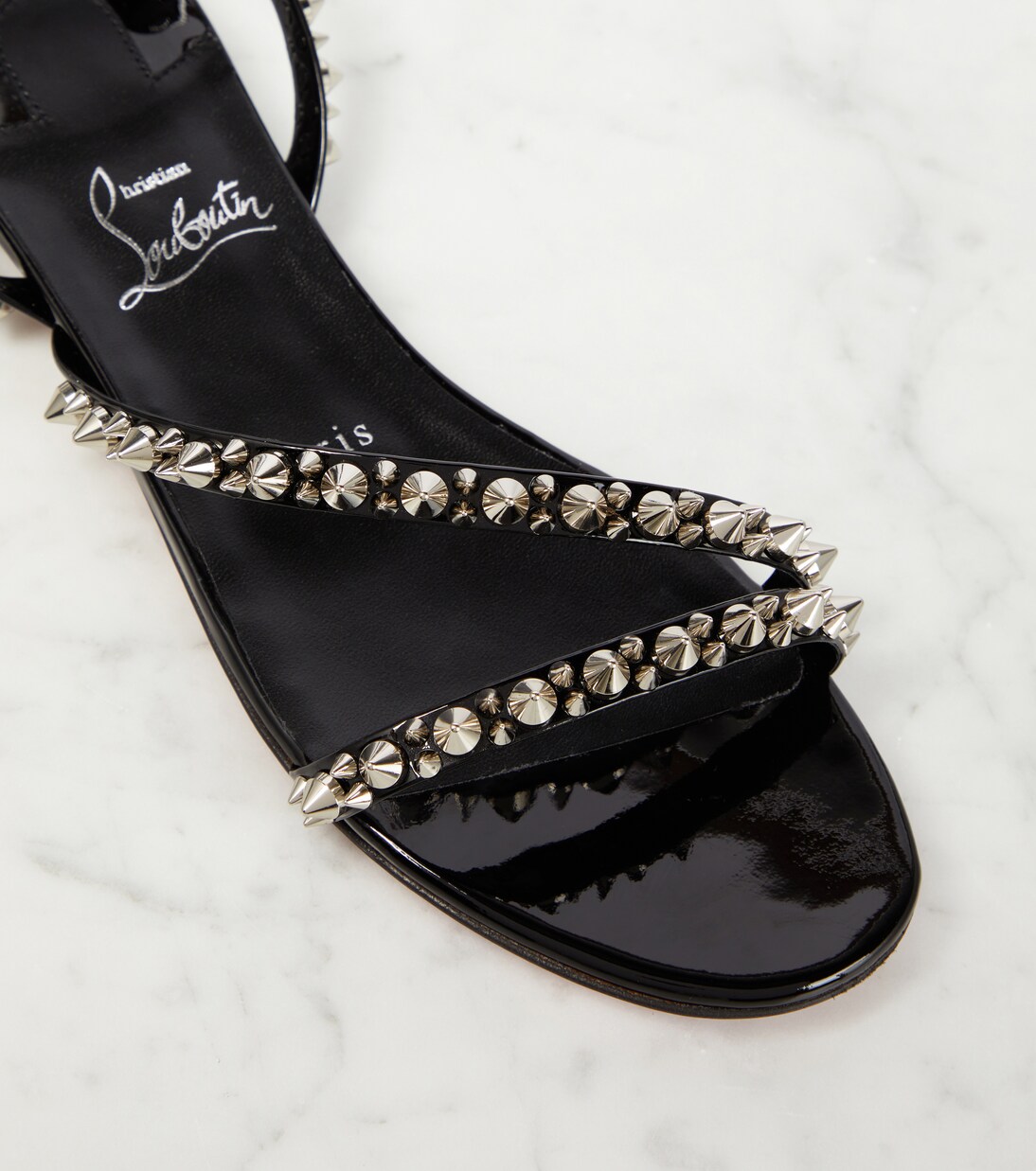 Mafaldina Spikes leather sandals | Christian Louboutin