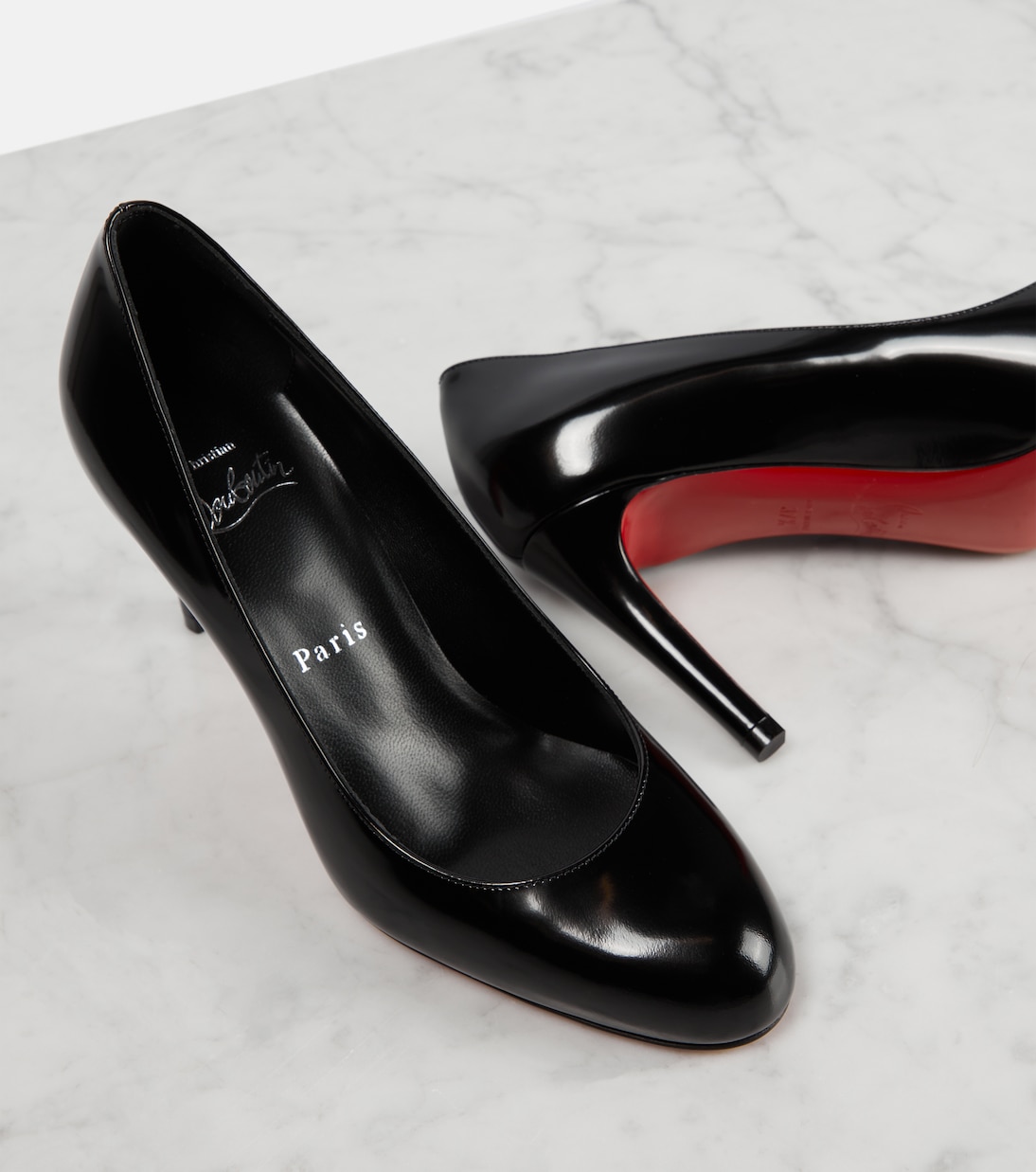 Pumppie 85 patent leather pumps | Christian Louboutin