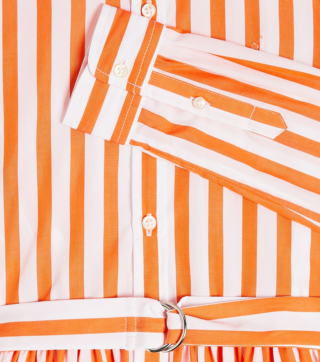 Striped cotton poplin shirt dress | Polo Ralph Lauren Kids
