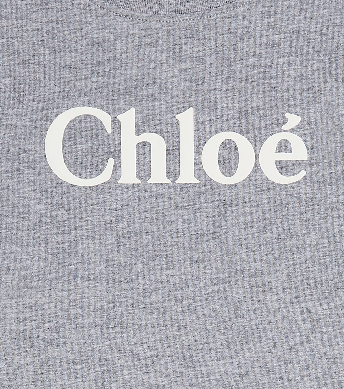 Logo cotton jersey T-shirt | Chloé Kids