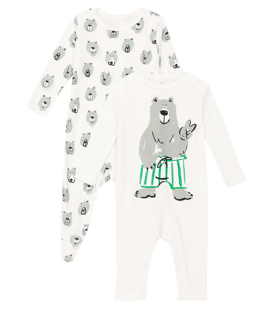 Baby set of 2 cotton onesies | Stella McCartney Kids