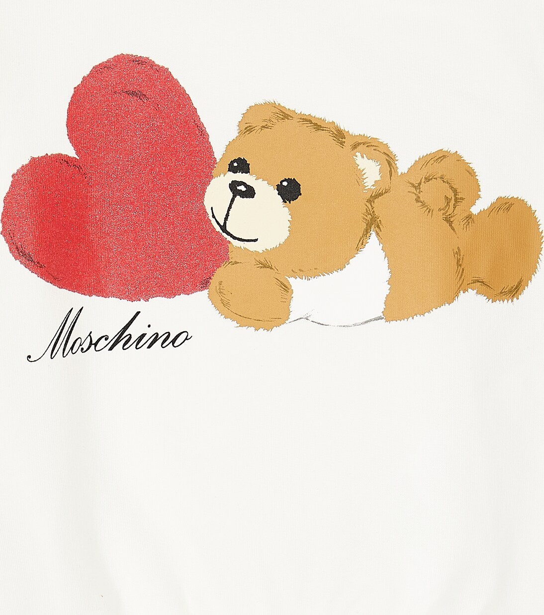 Baby printed cotton-blend sweatshirt | Moschino Kids