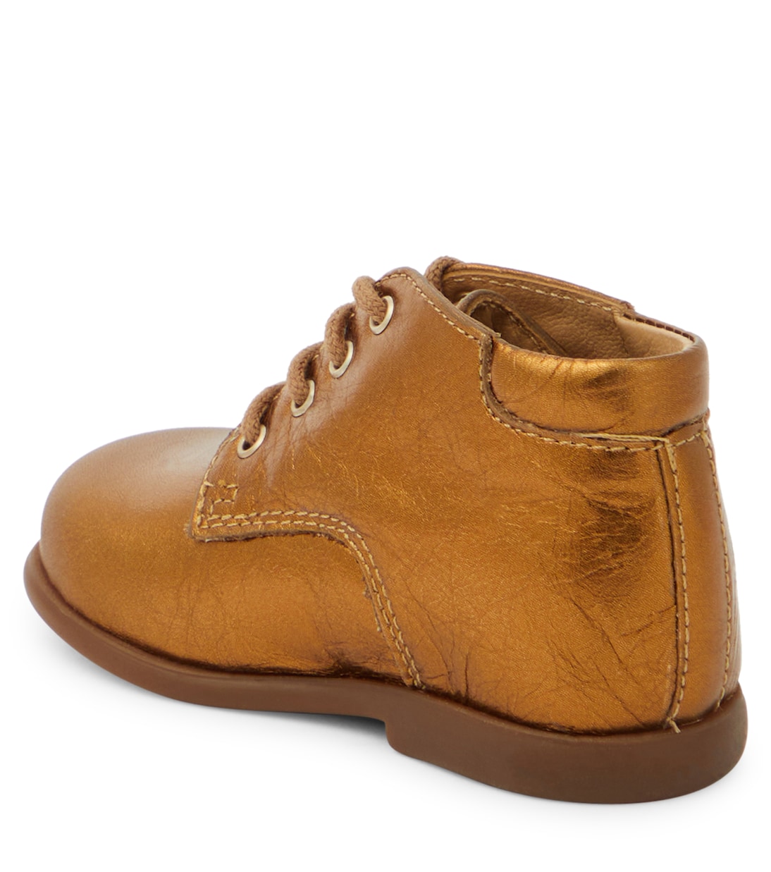 Baby metallic leather boots | Pom d'Api