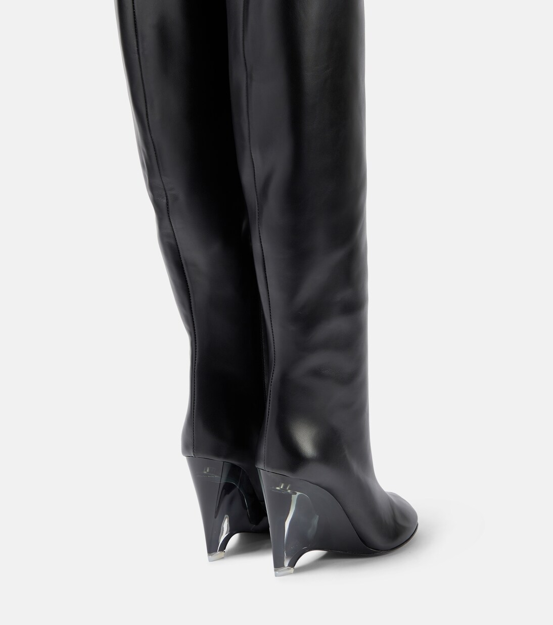 Leather knee-high boots | Alaïa