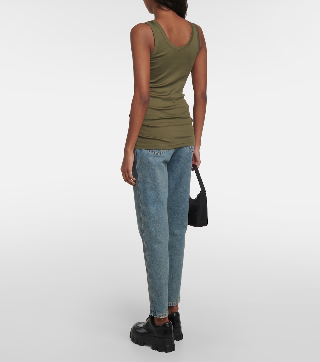 Top aus Baumwoll-Jersey | Prada