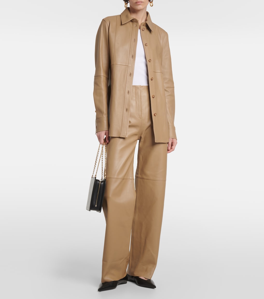 Hemd aus Leder | Toteme