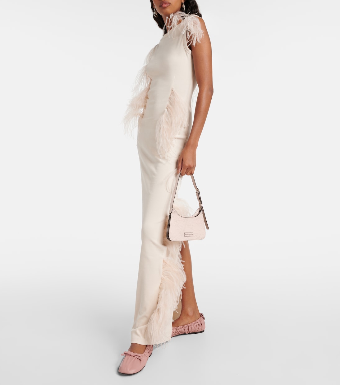 Bow-detail leather ballet flats | Acne Studios