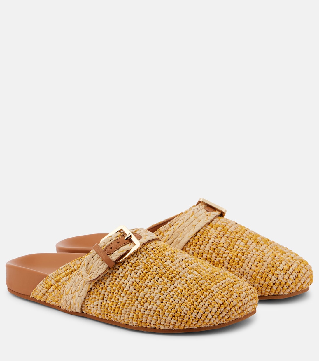 Quinta raffia mules | Clergerie