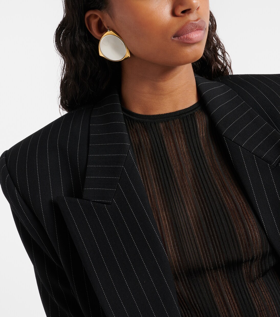 Clip-Ohrringe Shield | Saint Laurent