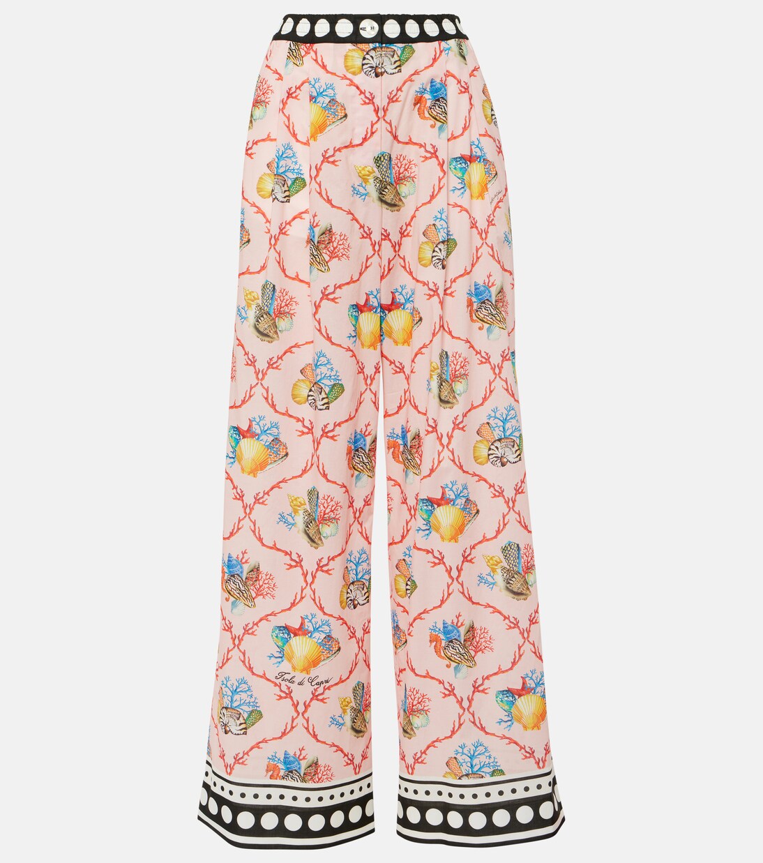 Capri printed cotton palazzo pants | Dolce&Gabbana