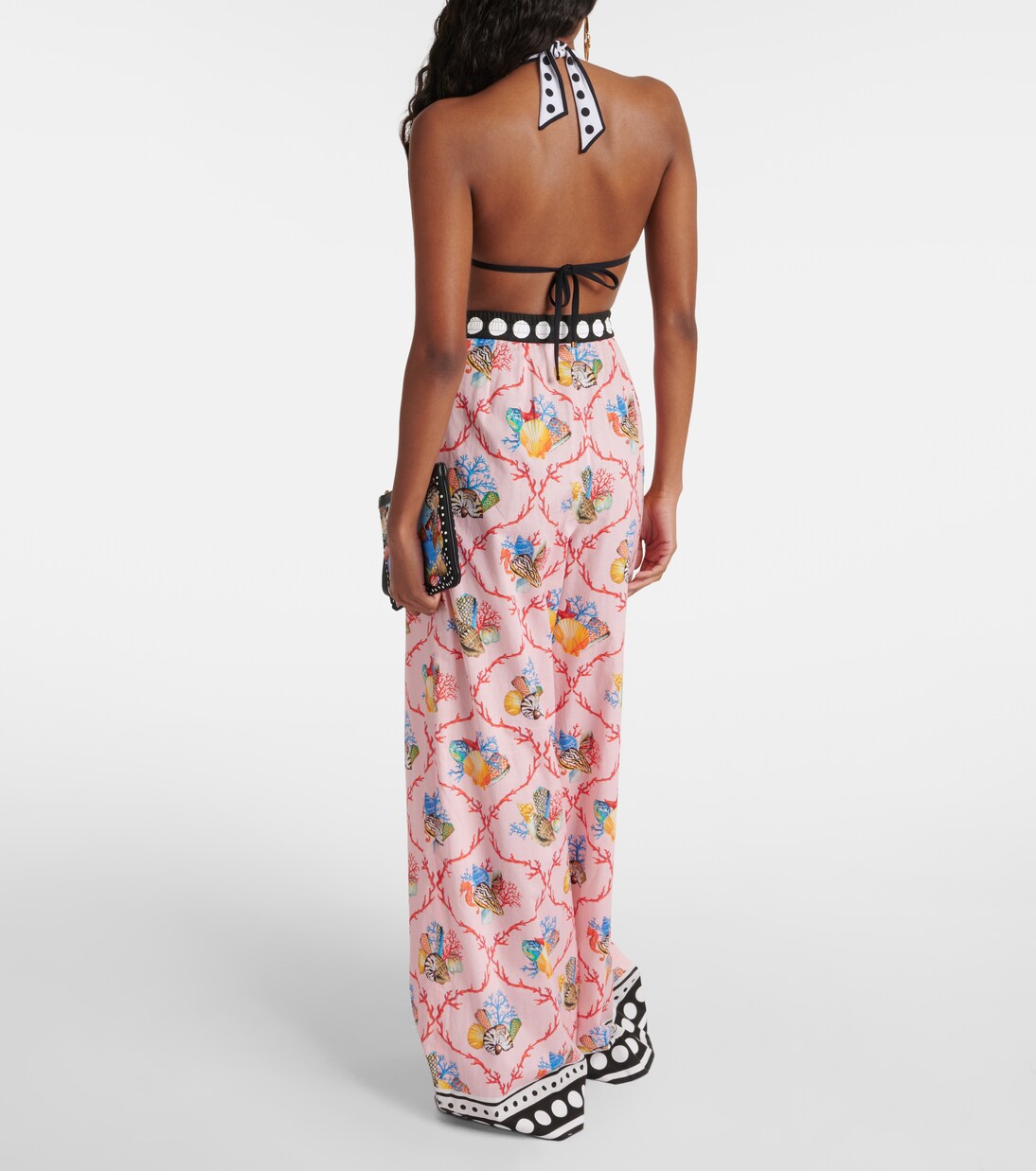 Capri printed cotton palazzo pants | Dolce&Gabbana