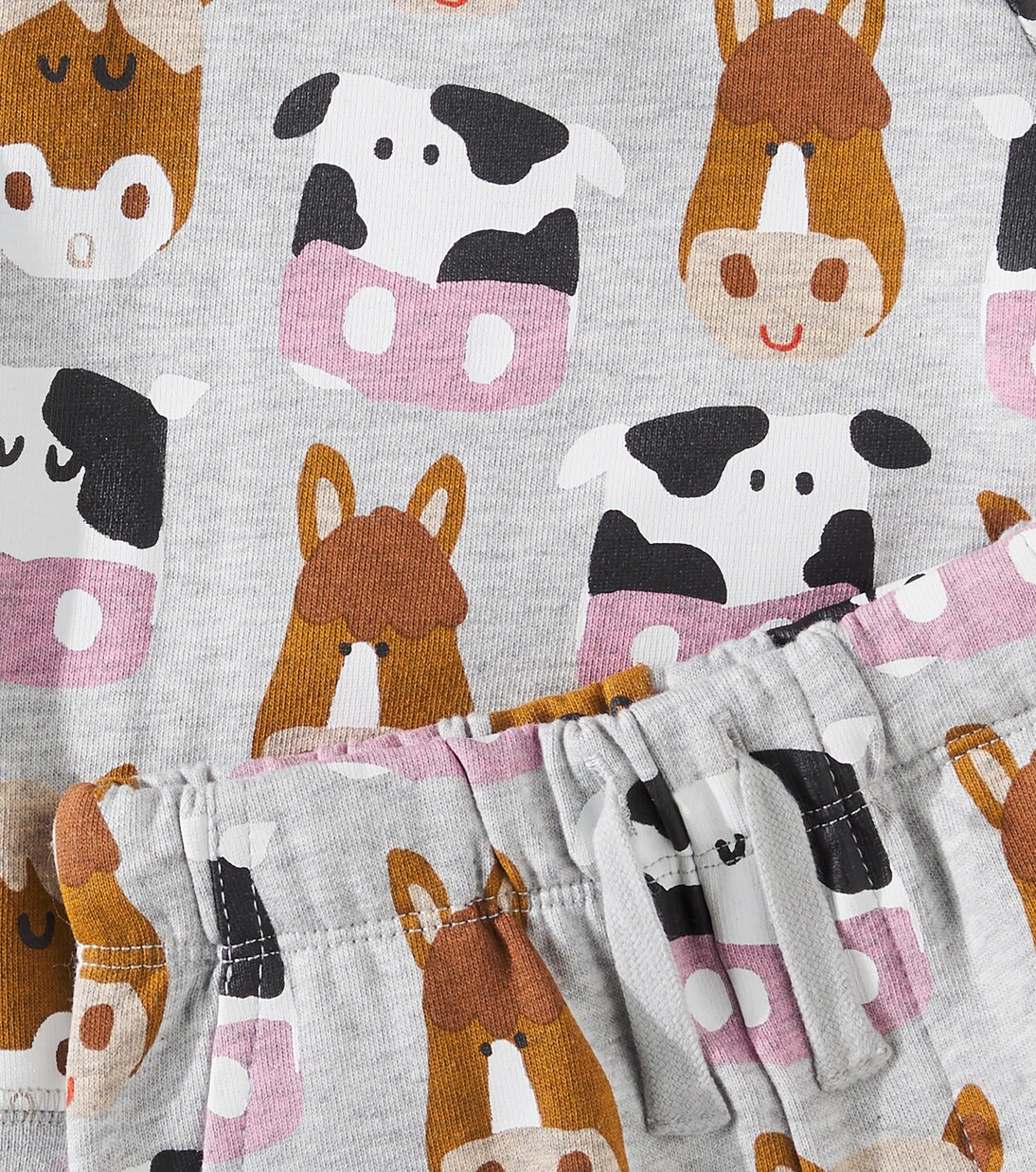 婴幼儿 — 棉质针织运动衫与运动裤套装 | Stella McCartney Kids