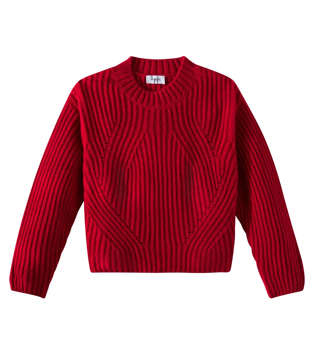 Ribbed-knit virgin wool sweater | Il Gufo