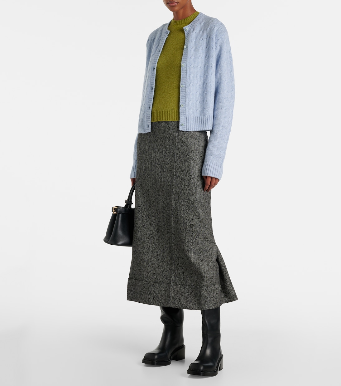 Cardigan aus Re-Cashmere | Prada