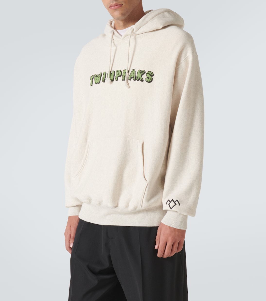 Printed cotton hoodie | Undercover