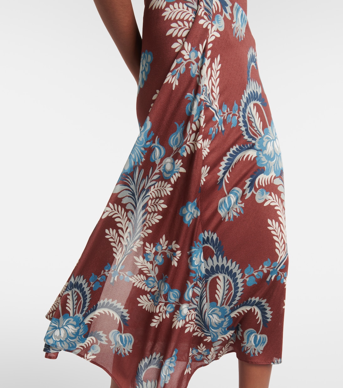 Bedrucktes Midikleid aus Satin | Etro