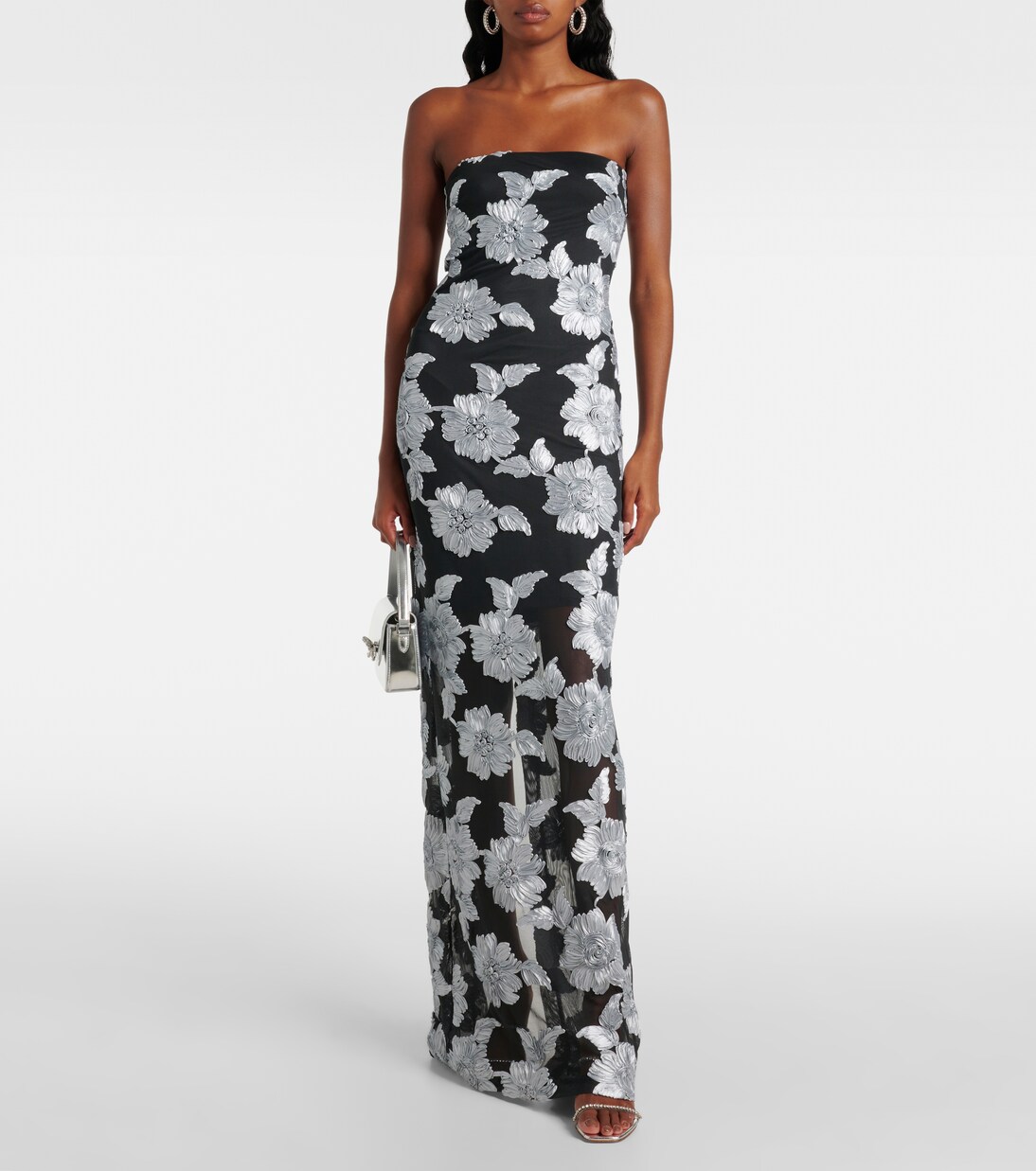 Robe longue à fleurs | Rotate