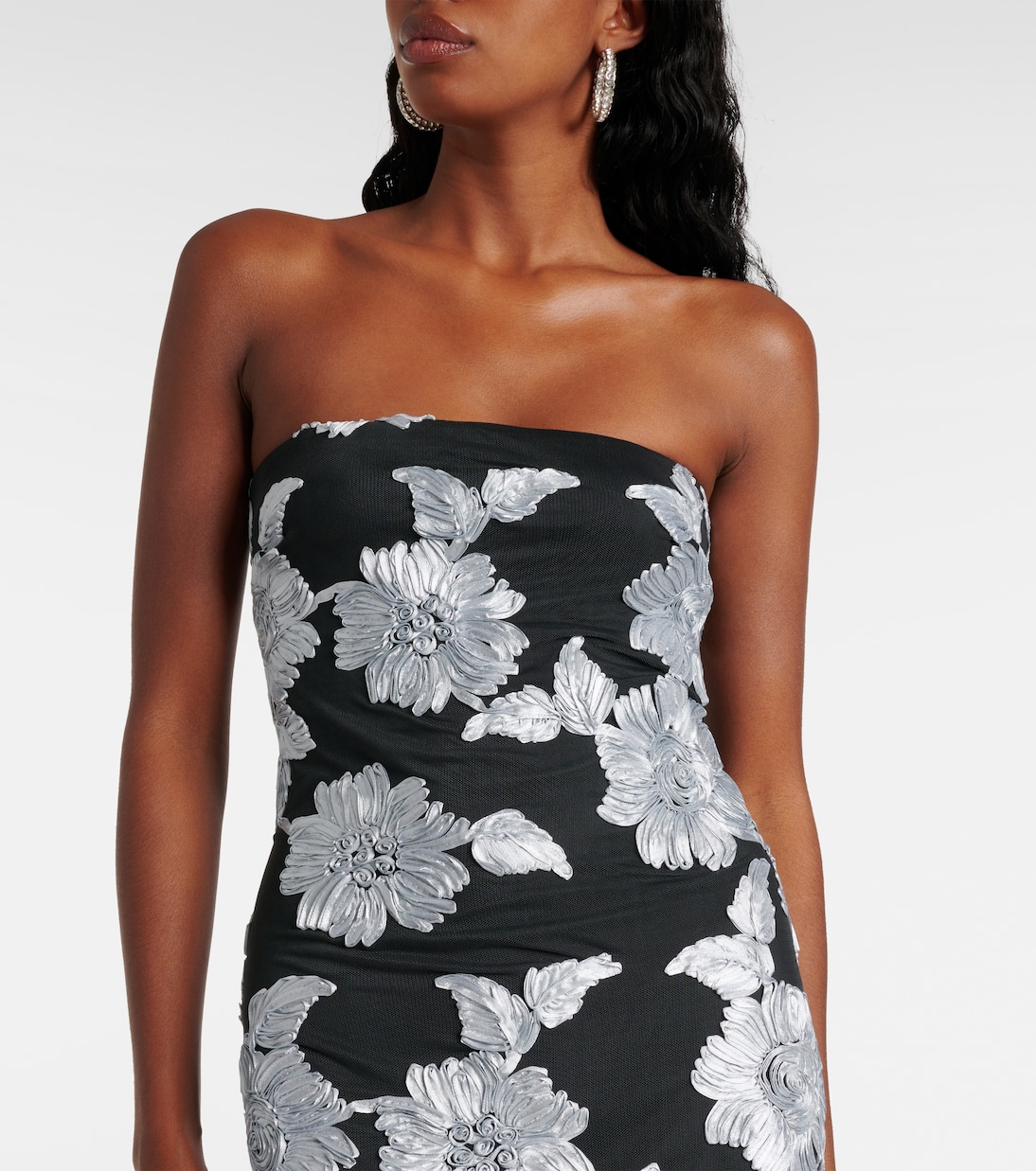 Robe longue à fleurs | Rotate