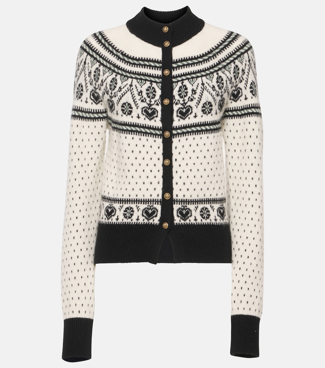 Cárdigan Marc de mezcla de cachemir en jacquard | Khaite