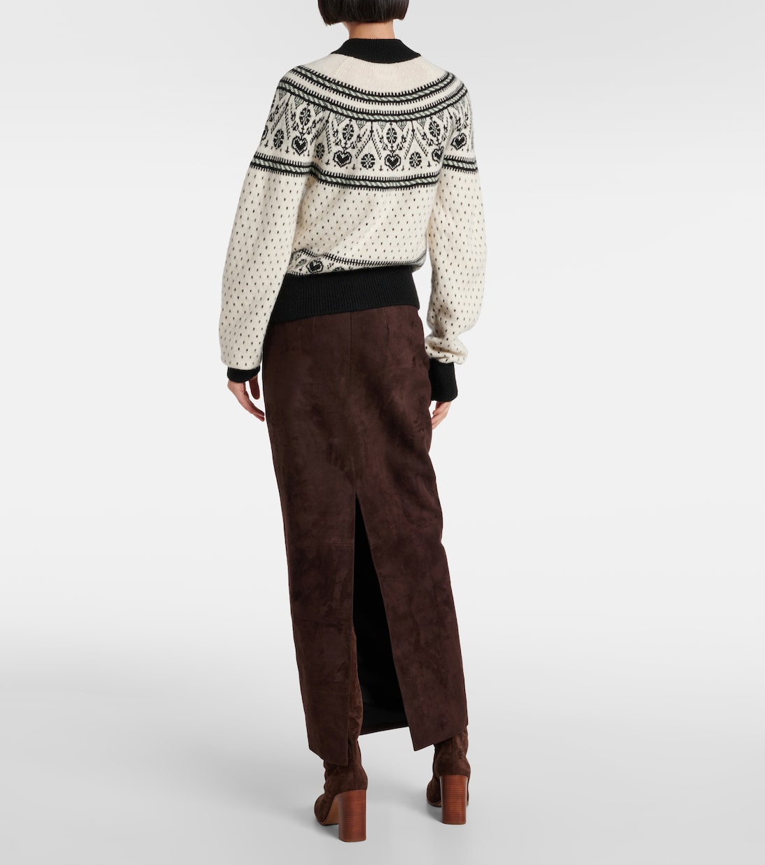 Cárdigan Marc de mezcla de cachemir en jacquard | Khaite