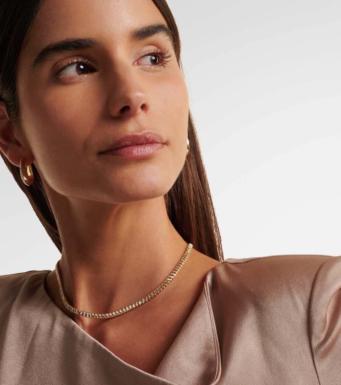 Choker Zoe in oro 18kt con diamanti | Anita Ko