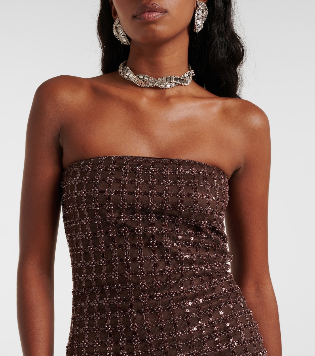 Verziertes Maxikleid | Rotate