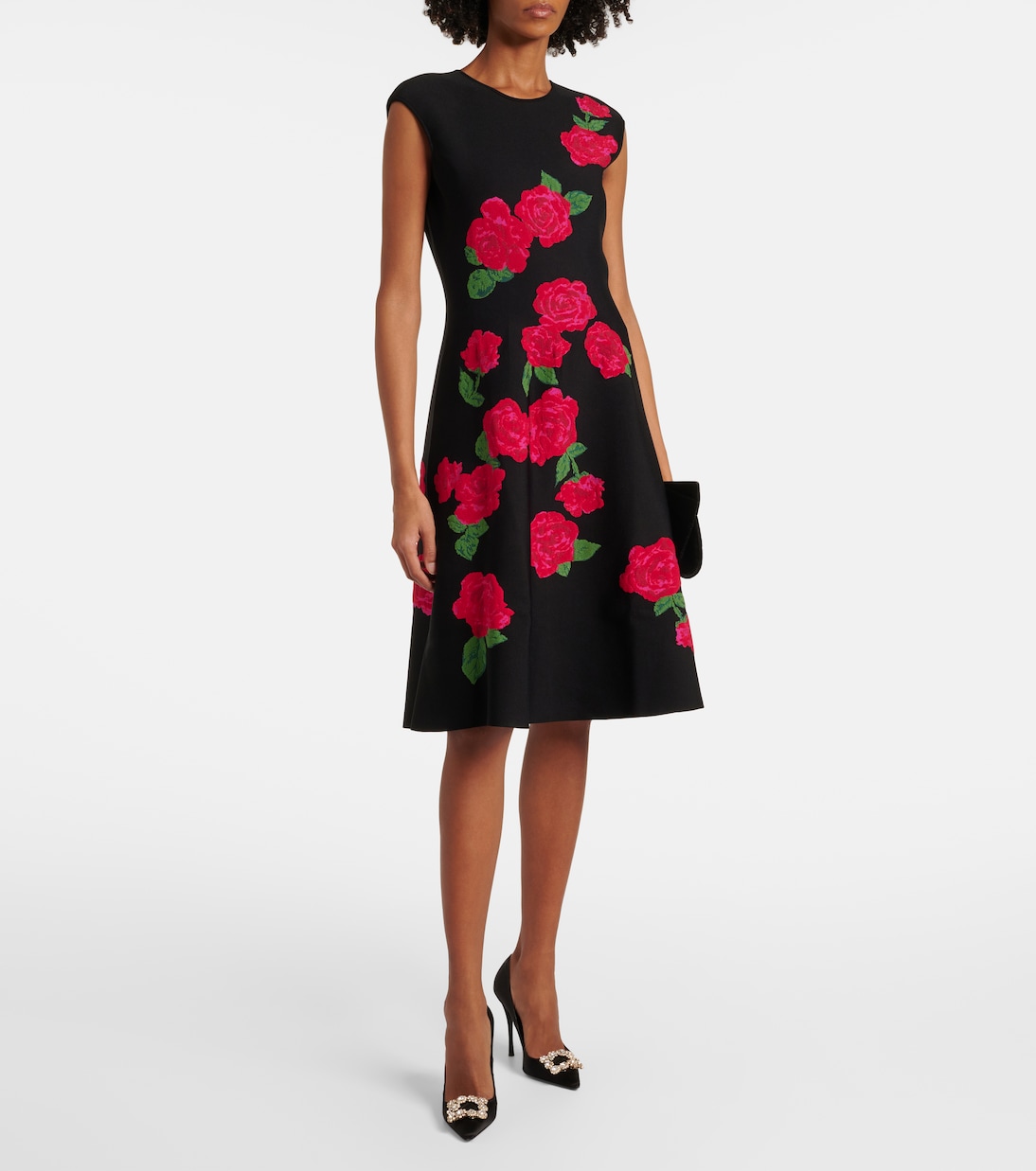 Midikleid aus Jacquard | Carolina Herrera