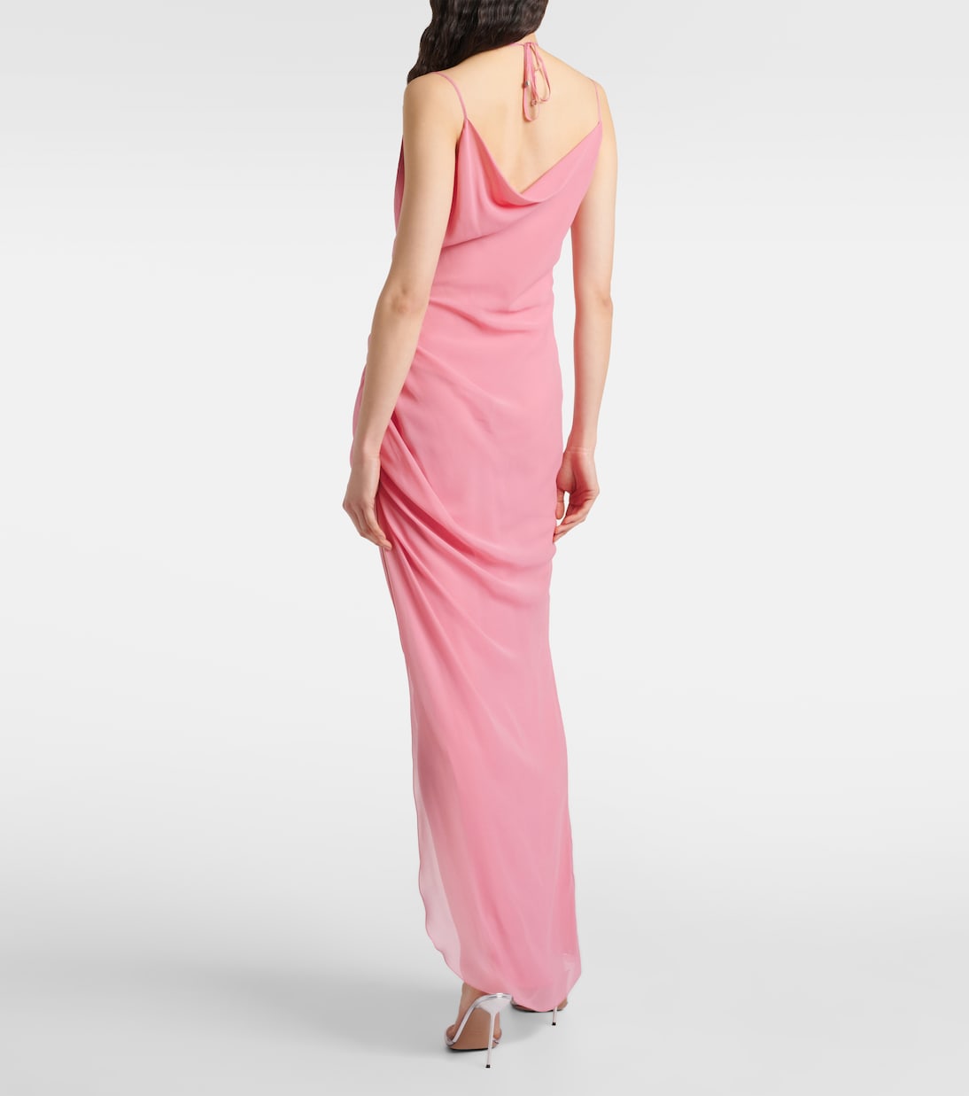 Maxikleid Georg aus Seide mit Kristallen | Blumarine