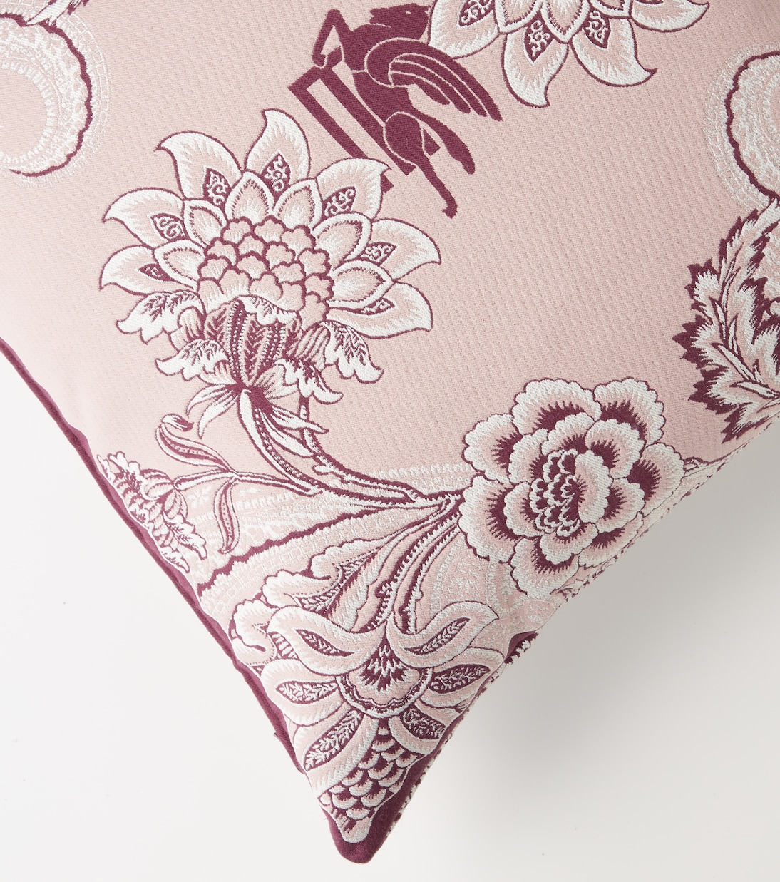 Bloom Pegaso cotton-blend cushion | Etro