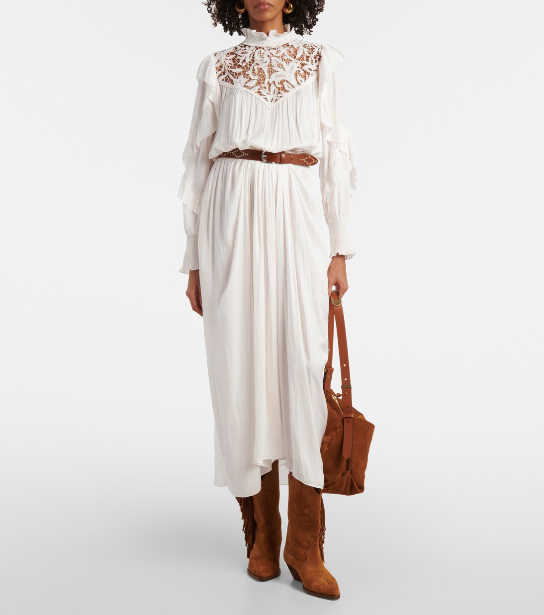 Sharlene lace-trimmed maxi dress | Isabel Marant