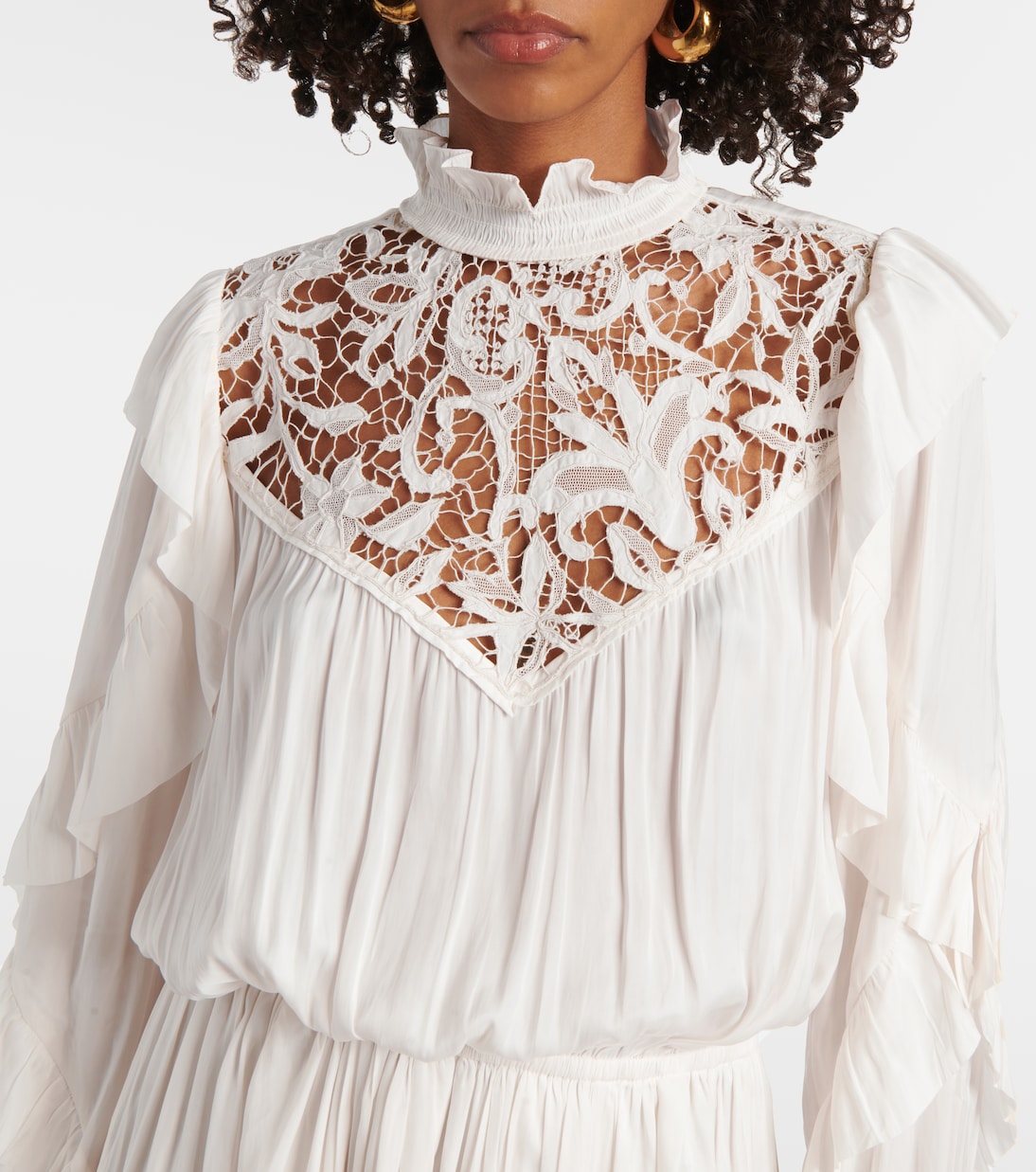 Sharlene lace-trimmed maxi dress | Isabel Marant