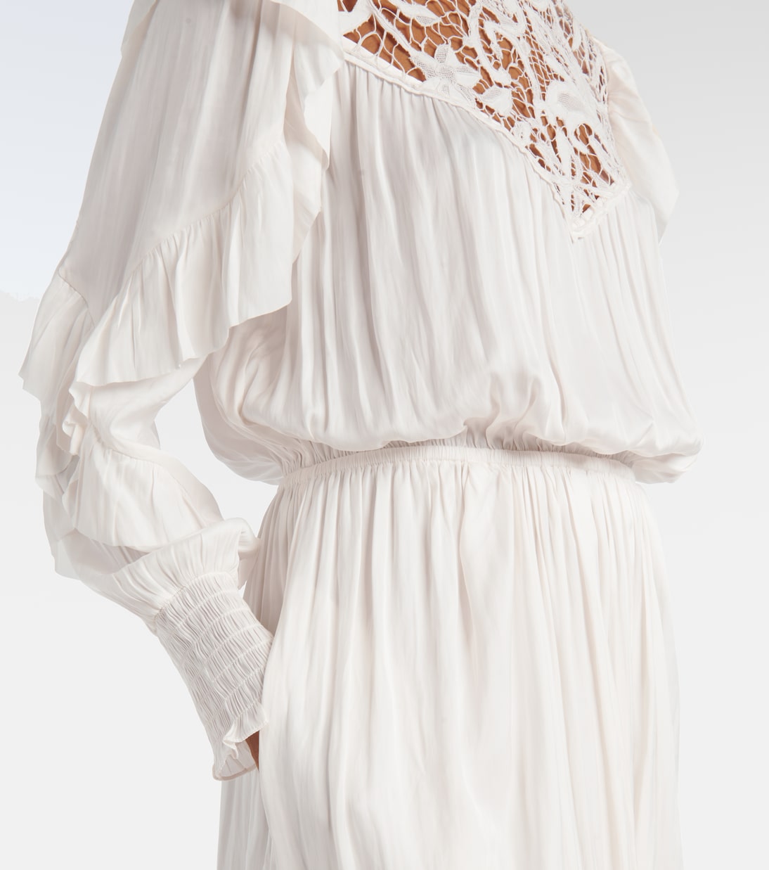 Sharlene lace-trimmed maxi dress | Isabel Marant